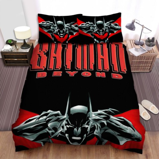 Batman Beyond Series Poster 2 Bedding Sets  Duvet Cover Flatsheet Gift For Halloween  Thanksgiving  Christmas