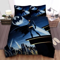 Batman Gotham City Under Siege Artwork Bed Sheets Spread  Duvet Cover Bedding Sets