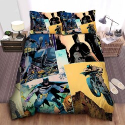 Batman In Vintage Comic Art Bedding Sets Duvet Cover  Flatsheet  Pillowcase For Your Lover