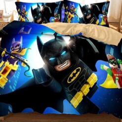 Batman Lego Duvet Cover Bedding Set