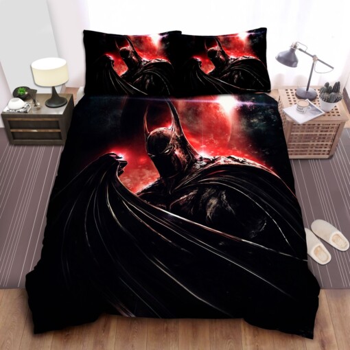 Batman Psychotic Costume Artwork Bed Sheets Spread  Duvet Cover Bedding Sets