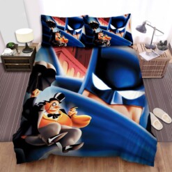 Batman: The Animated Series Cartoon Bedding Sets  Duvet Cover Flatsheet Gift For Wife  Husband  Besties