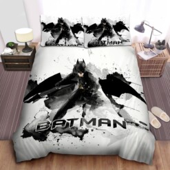 Batman The Dark Knight In Watercolor Painting Bed Sheets Spread  Duvet Cover Bedding Sets