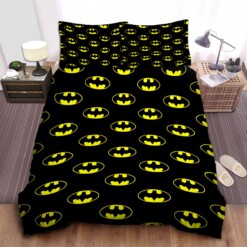 Batman The Original Bat Logo Bed Sheets Spread Duvet Cover Bedding Sets