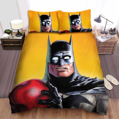 Batman: Under The Red Hood Series Art 3 Decorative Bedding Sets with Duvet Cover  Flatsheet  Pillowcases