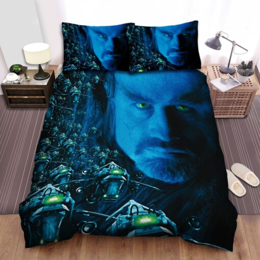 Battlefield Earth (2000) Movie Novel Cover Bedding Sets Duvet Cover  Flatsheet  Pillowcase For Your Lover