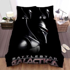 Battlestar Galactica (2004-2009) By Your Command Movie Poster Bedding Sets  Duvet Cover Flatsheet Gift For Halloween  Thanksgiving  Christmas