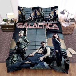 Battlestar Galactica (2004-2009) Hater Movie Poster Bedding Sets  Duvet Cover Flatsheet Gift For Wife  Husband  Besties