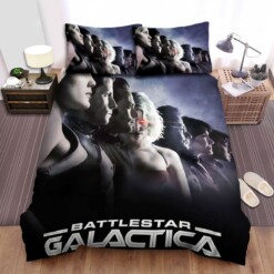 Battlestar Galactica (2004-2009) Red Eye Movie Poster Bedding Sets Duvet Cover  Flatsheet  Pillowcase For Your Lover