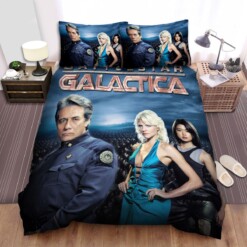 Battlestar Galactica (2004-2009) Season 2.0 Movie Poster Decorative Bedding Sets with Duvet Cover  Flatsheet  Pillowcases