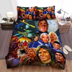 Battlestar Galactica (2004-2009) Seezb Movie Poster Bedding Sets ? Duvet Cover  Flatsheet  Pillowcases For Every Bedroom