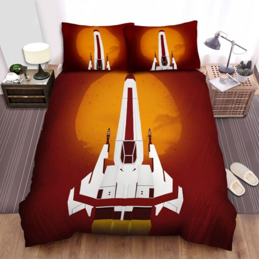 Battlestar Galactica (2004-2009) So Say We All Movie Poster Bedding Sets  Duvet Cover Flatsheet Gift For Wife  Husband  Besties