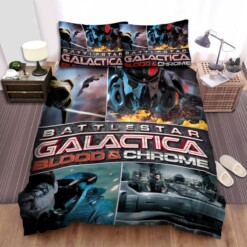 Battlestar Galactica (2004-2009) Unrated Edition Movie Poster Bedding Sets Duvet Cover  Flatsheet  Pillowcase For Your Lover