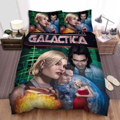 Battlestar Galactica (2004-2009) Volume 1 Movie Poster Bedding Sets ? Duvet Cover  Flatsheet  Pillowcases For Every Bedroom