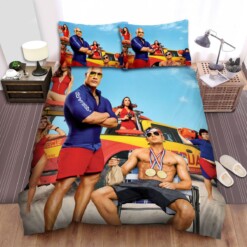 Baywatch (1989-2001) Poster Movie Poster  Bedding Sets  Duvet Cover Flatsheet Gift For Wife  Husband  Besties